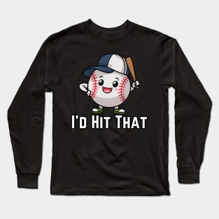 Funny Baseball Long Sleeve T-Shirt